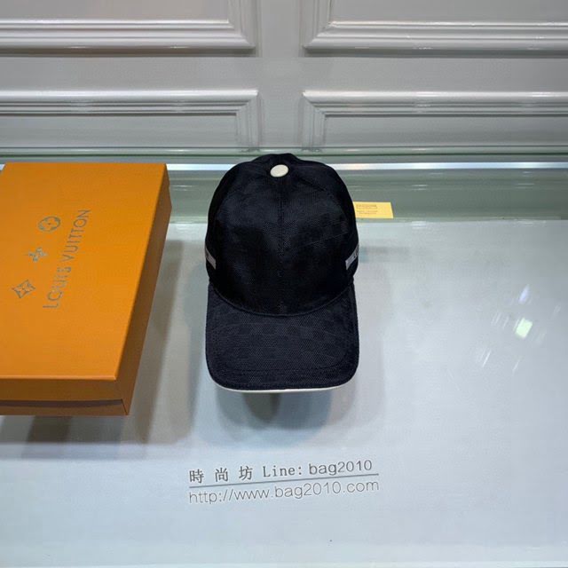 LV新品男士帽子 路易威登經典棋盤格棒球帽鴨舌帽  mm1367